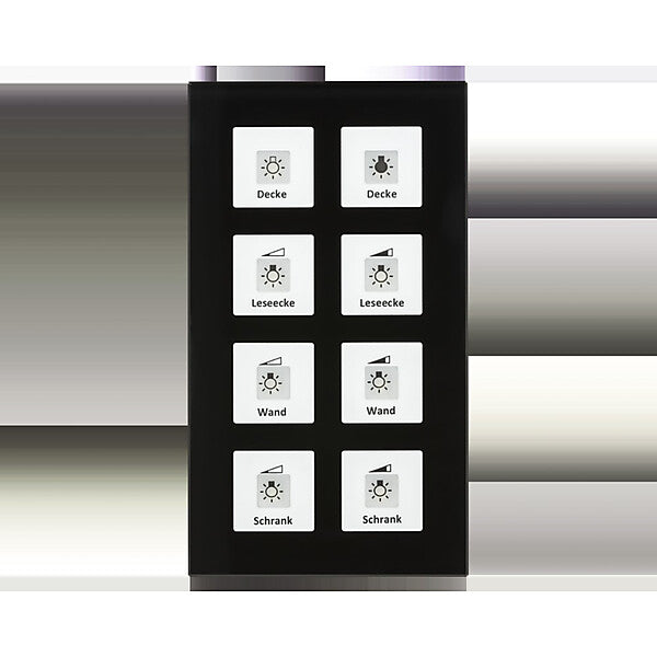 MDT technologies Glastaster Plus 8-fach schwarz BE-GT08S.01